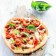 Polentová pizza s rajčaty a bazalkou