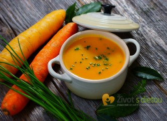 Lahodná mrkvová polévka