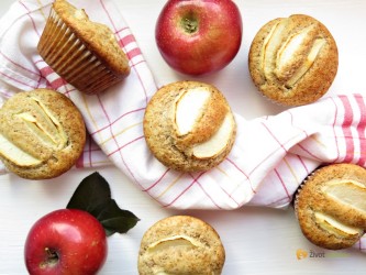Pohankové perníkové muffiny s jablky